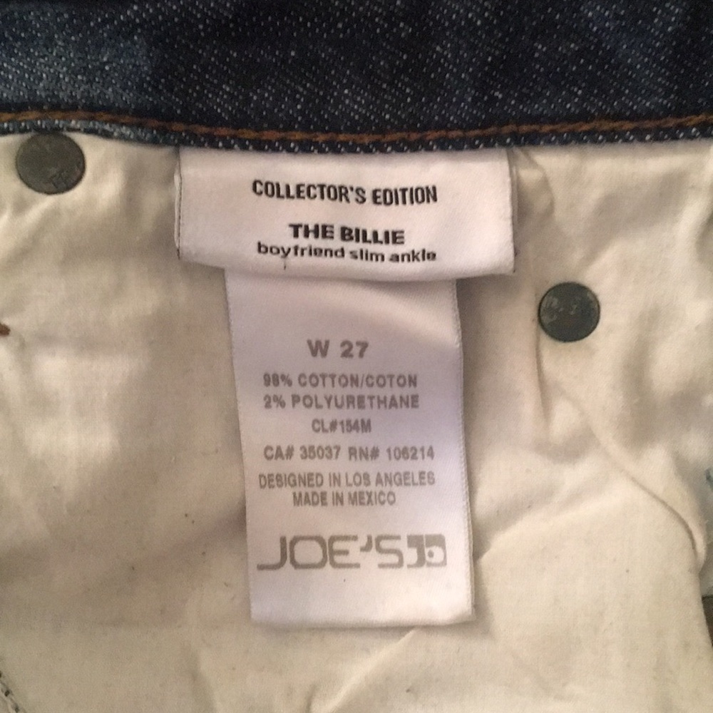 Joe’s Jeans “Billie” Collectors Edition - Picture 8 of 8